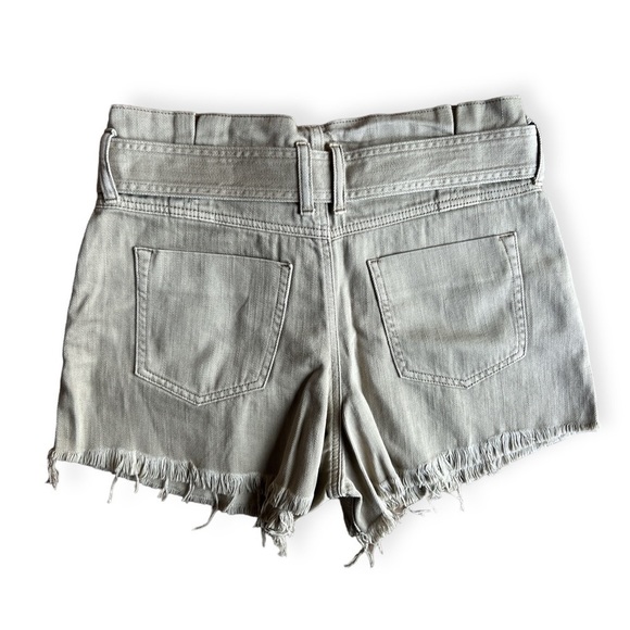 Free People We The Free See You Sometime Beige High Waist Cut Off Shorts, Small - Picture 2 of 9